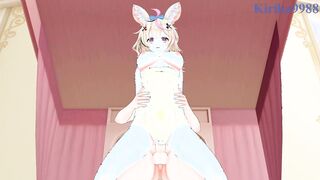 Omaru Polka (White College Bikini) and I have heavy fuck-a-thon at the Spa. - Hololive VTuber Manga porn