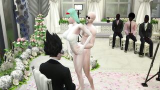 Dragon Ball Pornography Epi 24 Hermosa Esposa Recien Casada en su Boda le toman fotos eroticas al frente de su Marido Cornudo follada p
