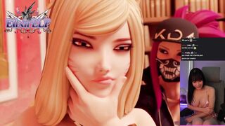 League of Legend’s Ahri and Akali Sex Video Audition