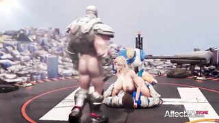 S.Storm exclusive Force - 3 DIMENSIONAL Futa Superheroine Toon by MONICA ROSSI