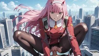 Zero 2 Anime Gal Rooftop Hook-up - Sizzling Manga porn