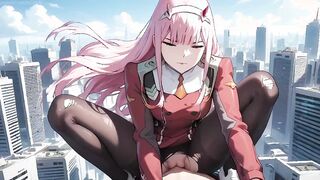 Zero 2 Anime Gal Rooftop Hook-up - Sizzling Manga porn