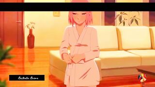 Cuckold Sakura Gets Creampied by Naruto and Gets Preggo