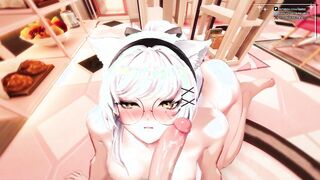 THIS CAT FEMALE VTUBERS NEEDS YOUR MILK!!!!