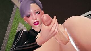 Cool Korean Isa in Black Spandex 3 DIMENSIONAL Anime porn - Supremacy Hand-job in Couch, Dirty Oral pleasure for Monstrous Man-meat and Firm Inhale Pop-shot - Uncensored Rule34 Animated Pornography