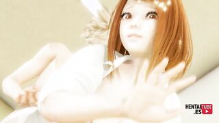 My Hero Academia Manga porn - Bakugou Pummel Uraraka in a library - Chinese Chinese Manga Anime Toon Game Porno Flick Toon