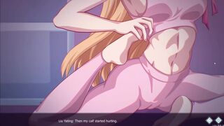 Love n Life blessed schoolgirl. 2nd part. I shag a steamy towheaded schoolgirl in a dressing apartment!