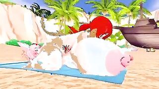 Yam-sized Udders Cowgirl Pose
