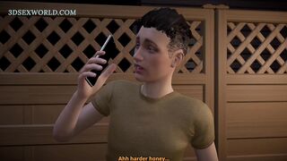 Crazy Threesome: Chubby Stepmom x BWC Stepson x BBC Neighbour (3D Animation)