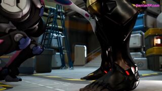 D.VA Mecha Stuck In