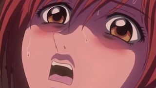The Kawarazaki Household 2 ep4 - Tied up and gagged hentai woman is doubled fucked by dildos