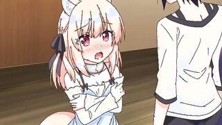 My Ideal Life in Another World 2 - Hentai catgirl gets a cumshot in her pussy
