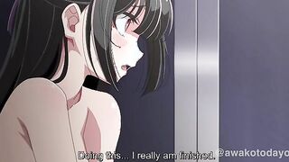 When Two Dreams Connect - Hentai lesbians have steamy yuri sex in the locker room