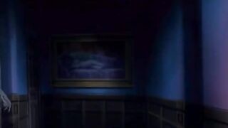The Kawarazaki Household 2 ep1 - Gagged hentai maid with dildo up ass pisses on two way mirror