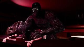 Horror Bar - Bartender and busty patron are fucked by sex crazed alien