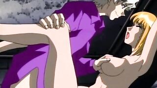 Lewd Room - Chained up hentai maid is fucked in her wet dripping pussy