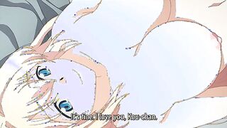 Fiance is Quartet of Elder Sisters 2 - Busty blonde hentai sister has a squirting orgasm