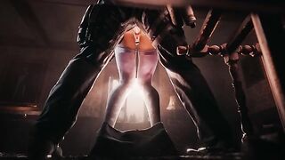 Some Overtime - Ashley Graham gets her butt pounded by Resident Evil Leon Kennedy