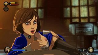 Biocock Intimate - Elizabeth from Bioshock rides cock till reality breaking orgasm