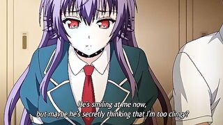 Hyoudou Ibuki 2 - Busty teacher gets her virgin hentai pussy deflowered on class desk