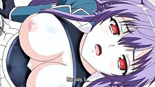 Hyoudou Ibuki 2 - Busty teacher gets her virgin hentai pussy deflowered on class desk