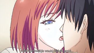 Hametsu's Temptation 2 - Busty hentai girl sucks her sensei's cock