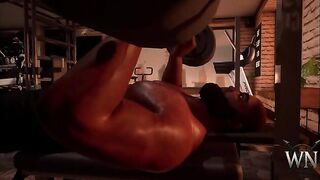 Cuckold Honeymoon 2 - Cheating wife gets boned by buff guys' 3D BBC cock