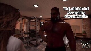 Cuckold Honeymoon 2 - Cheating wife gets boned by buff guys' 3D BBC cock