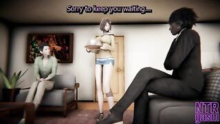 My Prostitute Wife - Husband's boss comes over and fucks busty wife with BBC