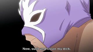 Princess Burst 1 - Female MMA fighter loses and has to suck the winner's stinky hentai cock
