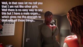 Cuckold Honeymoon 1 - Busty virgin newlywed cheating with 3D futanari with BBC