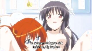 Sexual Pursuit 2 ep2 - Hentai sisters have threesome with their perverted big brother