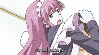 Chains of Captivity 2 - Busty hentai maid gets rough double penetration from thugs