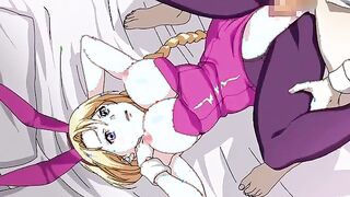 Soul: Insert 2 - Busty hentai blonde in bunny outfit banged from behind
