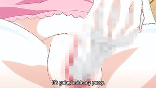 Eroge! Make Sexy Games 4 - Hentai blonde and brunette masturbate to see who gets fucked first