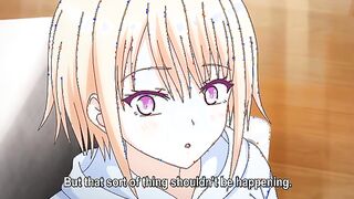 Sweat Teasing 1 - Busty hentai student gets daddy's dick insider her pussy