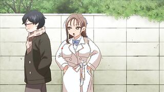 Meat Garden 2 - Busty slutty hentai friend stops by and she wants to fuck his big virgin dick