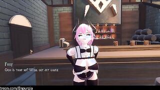 Tavern VIP Lounge Sex with Succubus (game preview) - Succubus takes huge loads of cum