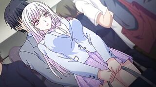 Hametsu's Temptation 1 - Hentai teacher takes busty student to the break room for some cowgirl sex