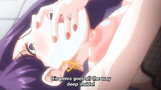 Completely Fallen Netorare Family - Huge tits hentai NTR wife is tricked into big dick sex