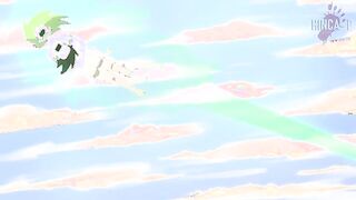 Kefla Fusion - Kefla goes legendary super saiyan on Cabba's cartoon cock