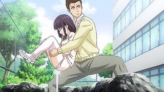 Why the Hell are You Here Teacher!? 5 (uncensored ecchi anime) - Busty slut on train