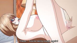 Sugar Mommies 3 - Busty hentai milf with glasses gets on her knees to give boobjob