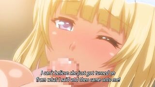 Sluts! Train Sex 2 - Five curvy teen girls have public hentai groupsex on a train