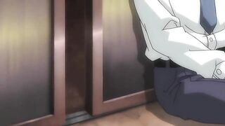 Stretta 1 - Busty maid slave gives a wet blowjob at full service maid cafe