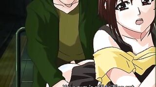 Stringendo: Private Lesson of Angels 11 - Hentai maid parlor girl gives boobjob and doggy fuck