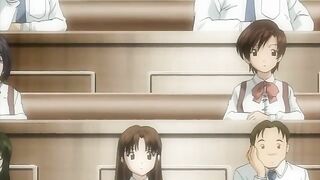 Stringendo: Private Lesson of Angels 1 - Teen gives a sloppy blowjob in the bathroom to shy guy