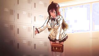 Nono Yuzuka's Secret Transmission 1 - Ugly bastard blackmails busty masturbating hentai teen