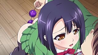 Come on Over! Private Sex Academy 4 - Kinky teens ass fucked in hentai threesome