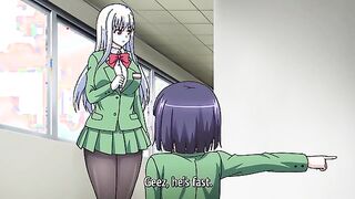 Come on Over! Private Sex Academy 3 - Pervy hentai teen masturbates with anal beads
